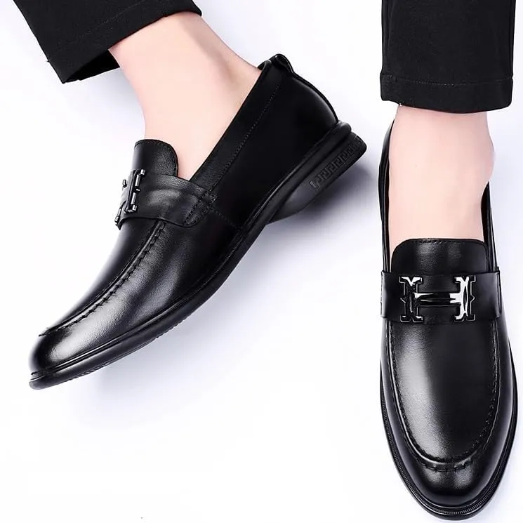 Men's Fashion Lace Up Low Leather Walking Dress Shoes Men Slip-Ons Loafers Classic Formal Business Derby Shoes