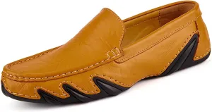 Men's Fashion Penny Loafers,Premium Leather Men's Loafers,Flat Loafers,Walking Shoes,Driving Shoes,Stylish Eight Paw Shape Sole,Upper Old Design,Soft and Lightweight