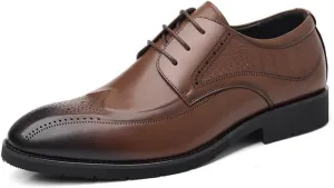 Men's Formal Classic Business Oxford Shoes Mens Lace-Up Lightweight Casual Walking Dress Shoes