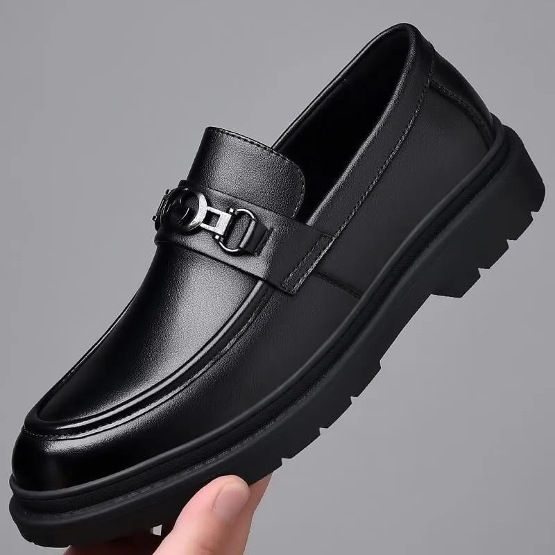 Men's Formal Classic Business Oxford Shoes Mens Patent Leather Slip-On Loafers Wedding Dress Shoes for Men