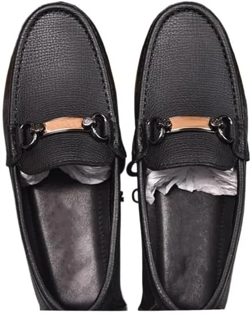 Mens Hands Free Shoes Casual Slip on Loafers Flat Oxfords, Bule,Black Fashion Soft Lightweight Boat Shoes