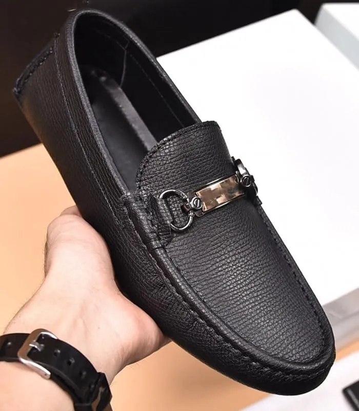 Mens Hands Free Shoes Casual Slip on Loafers Flat Oxfords, Bule,Black Fashion Soft Lightweight Boat Shoes
