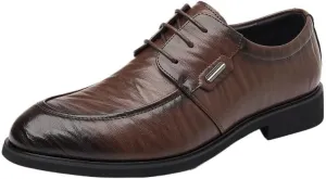 Mens Leather Shoes Office Leather Dress All-Day Comfort Classic Formal Oxford Shoes