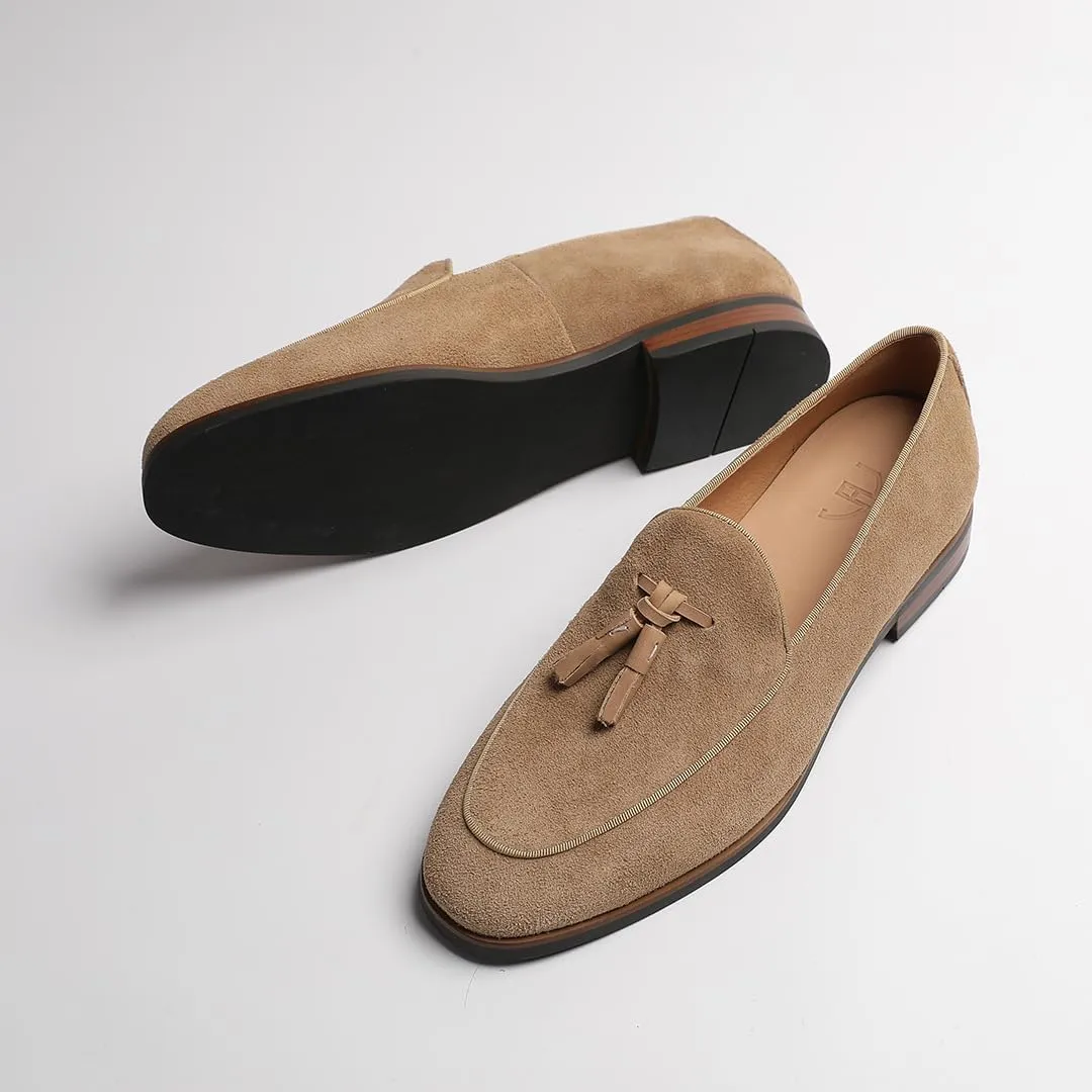 Men's Loafers & Slip-Ons - Leather Tassel Loafers for Men with Office to Weekend Versatility