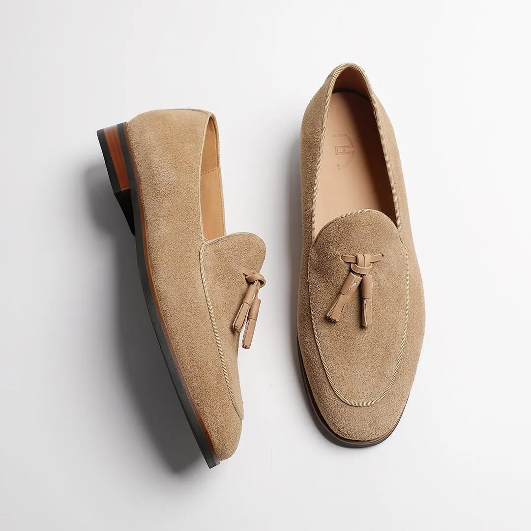 Men's Loafers & Slip-Ons - Leather Tassel Loafers for Men with Office to Weekend Versatility
