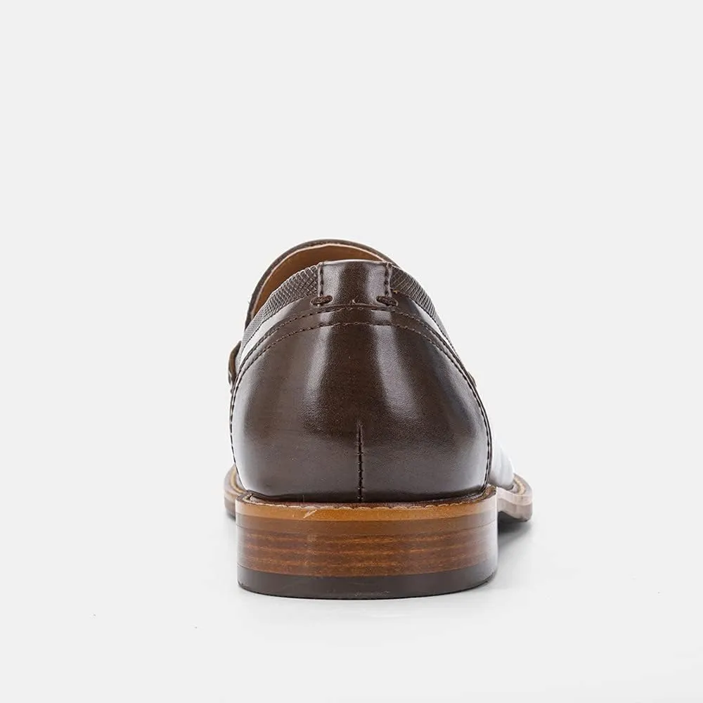 Men's Loafers Classic Slip-on Penny Loafers for Men Formal Oxfords Shoes Business Casual Dress Tassel Wooden Sole Loafers