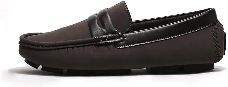 Mens Loafers Shoe Penny Loafers Vegan Leather Driving Loafers Slip Resistant Flexible Comfortable Wedding Fashion Slip-on