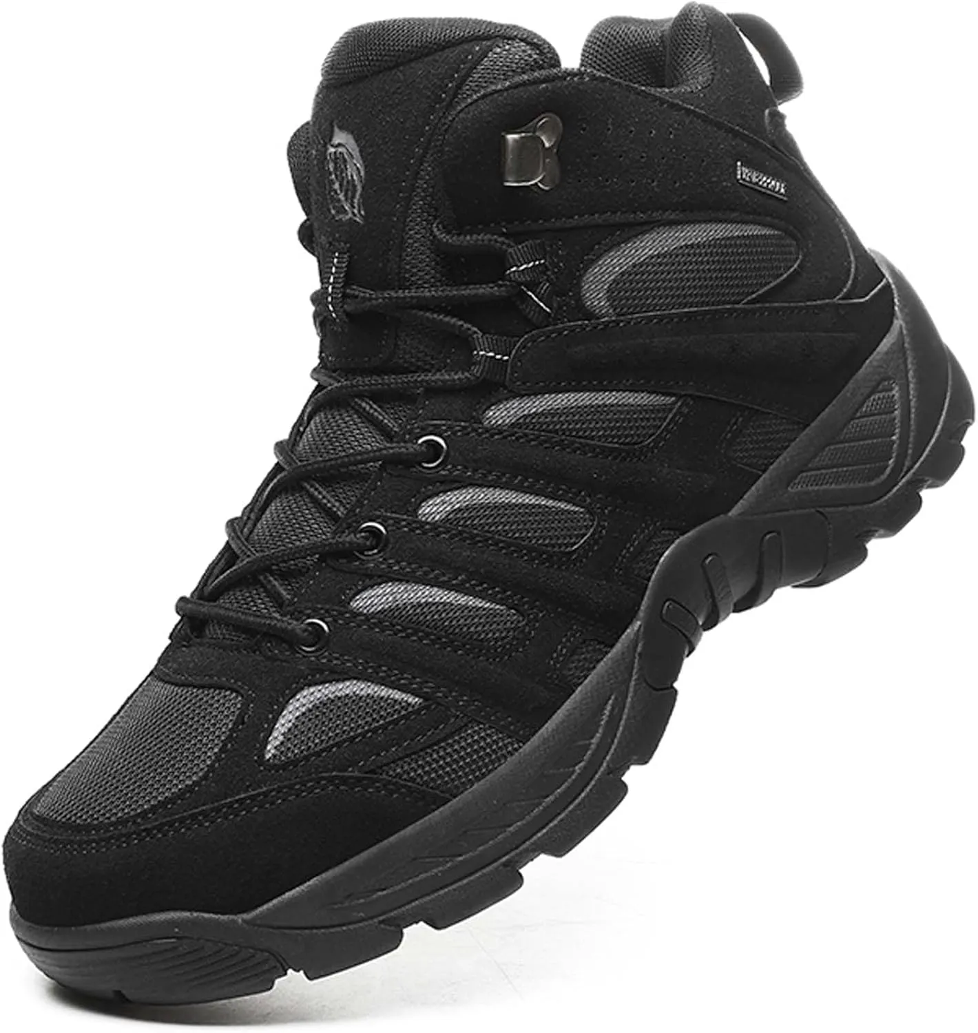 Mens Military Tactical Boots Waterproof Hiking Boots Casual Work Boots Outdoor Hiking Motorcycle Combat Boots Military Desert Boots Lightweight Comfortable All Day Work Boots