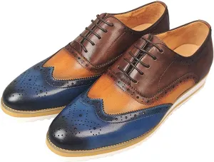 Mens Oxfords Casual Dress Shoes Genunie Leather Modern Suit Shoes Fashion Business Derby Wedding Tuxedo Shoes for Men