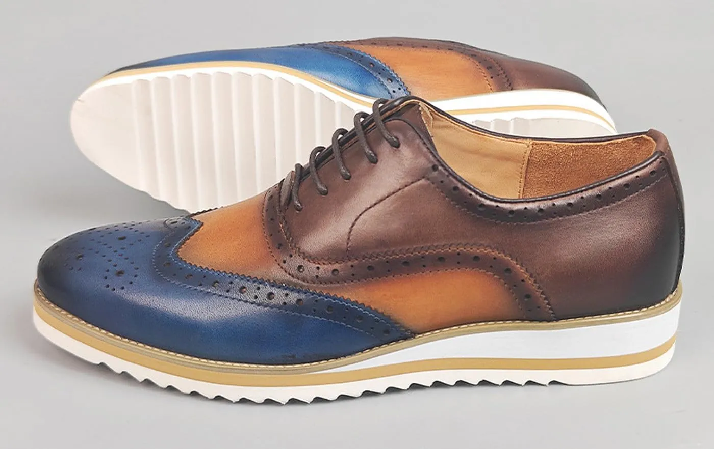 Mens Oxfords Casual Dress Shoes Genunie Leather Modern Suit Shoes Fashion Business Derby Wedding Tuxedo Shoes for Men