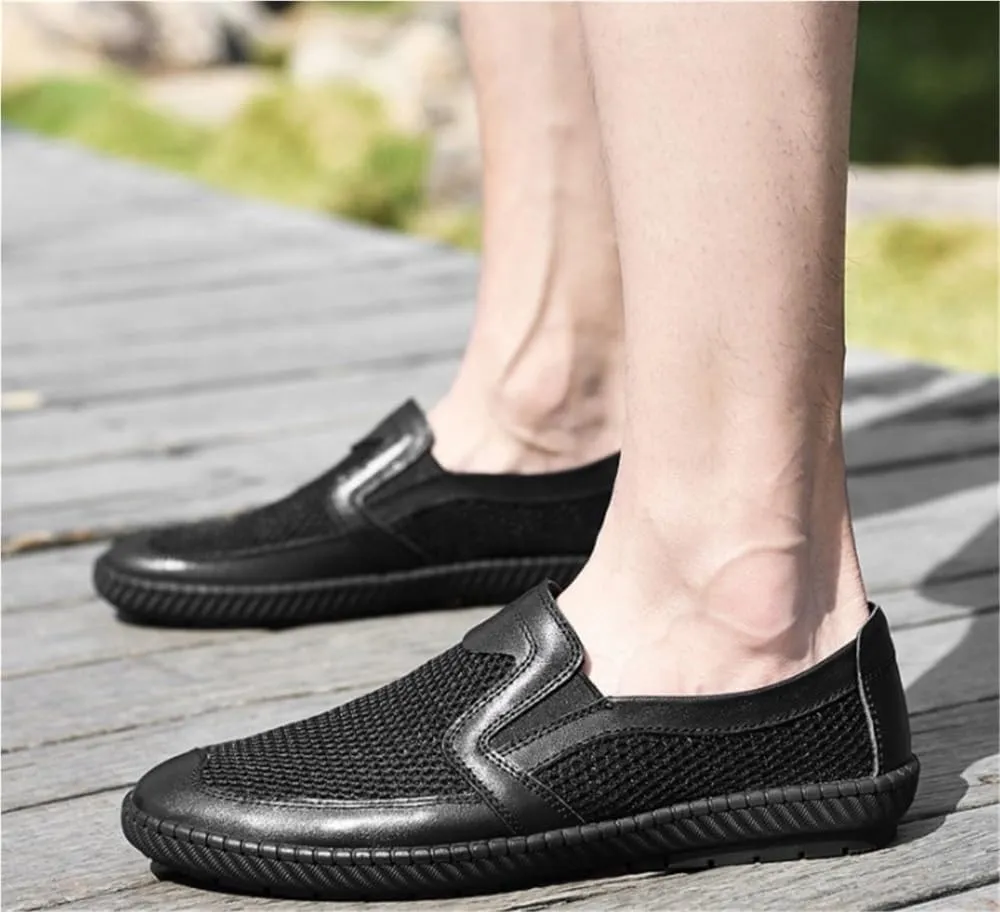 Mens Soft Loafers Shoes Breathable Comfortable Driving Style Casual Events Outdoors Slip Resistant Flat Heel