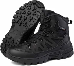 Men's Tactical Work Boots, Desert Combat Boots, Army Jungle Boots, Lightweight Hiking Boots, Splashproof Durable Suede Hiking Outdoor Boots, Breathable Military Combat Desert Boots