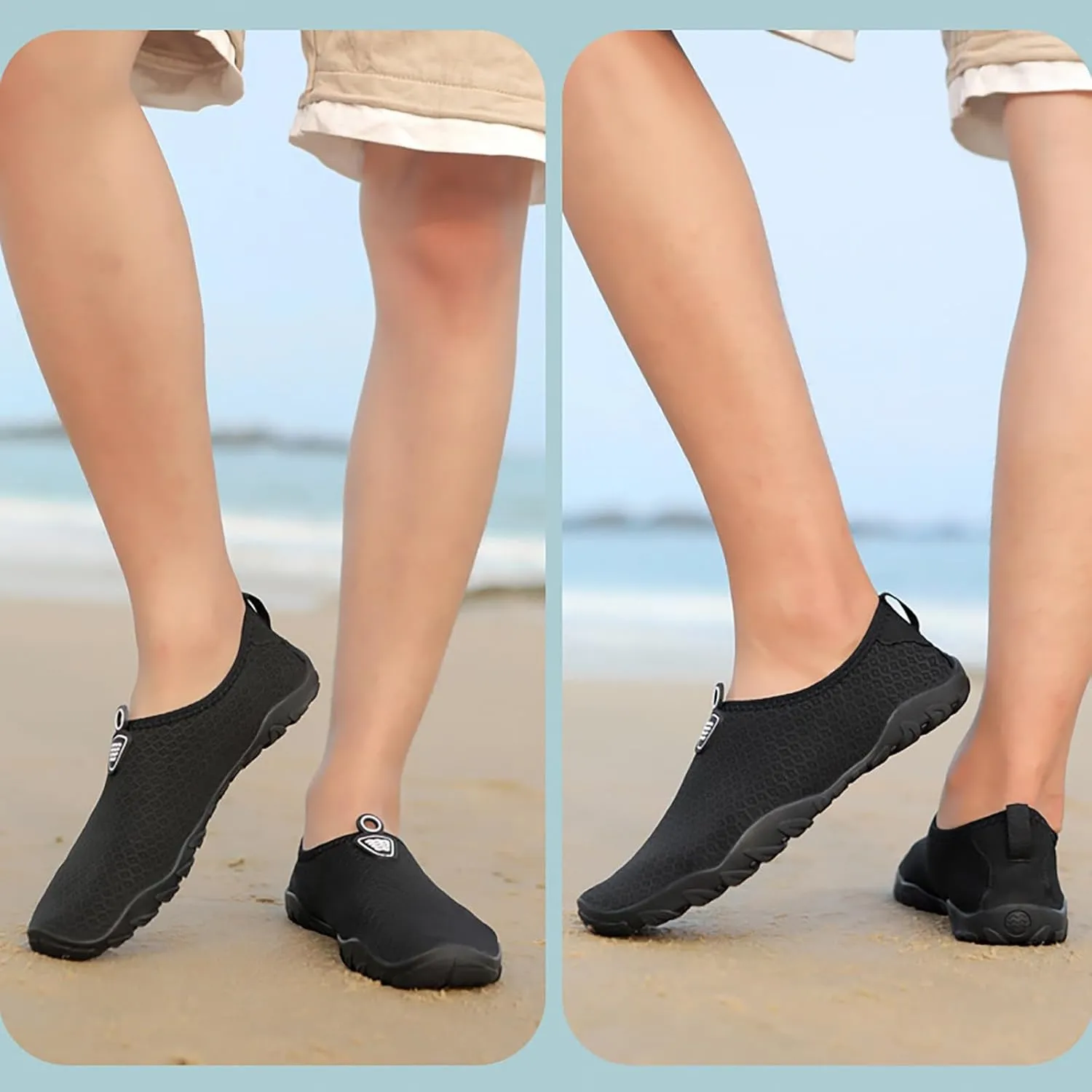 Mens Water Shoes Size 9 Wide Arch Support Surf Pool Hiking Diving Walking Barefoot Water Shoes Extra Wide Water Shoes Barefoot Quick Dry Aqua Yoga Socks for Pool Beach Surf Walk Water Yoga