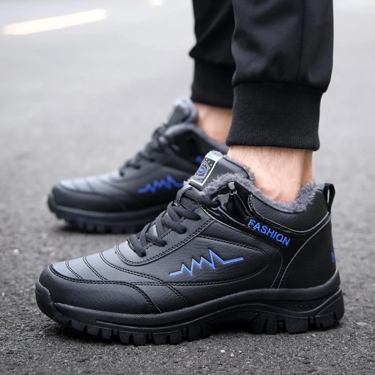 Mens Winter Boots, Waterproof Hiking Boots Work Insulated Boots Winter Work Boots for Men Women's Winter Boots