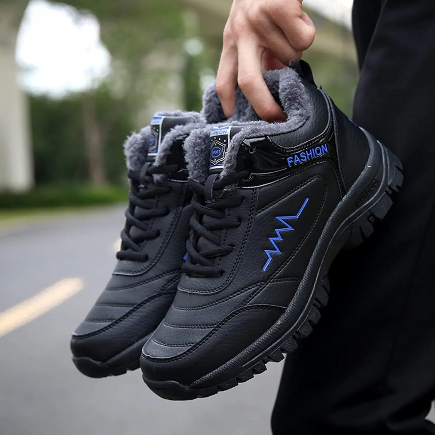 Mens Winter Boots, Waterproof Hiking Boots Work Insulated Boots Winter Work Boots for Men Women's Winter Boots