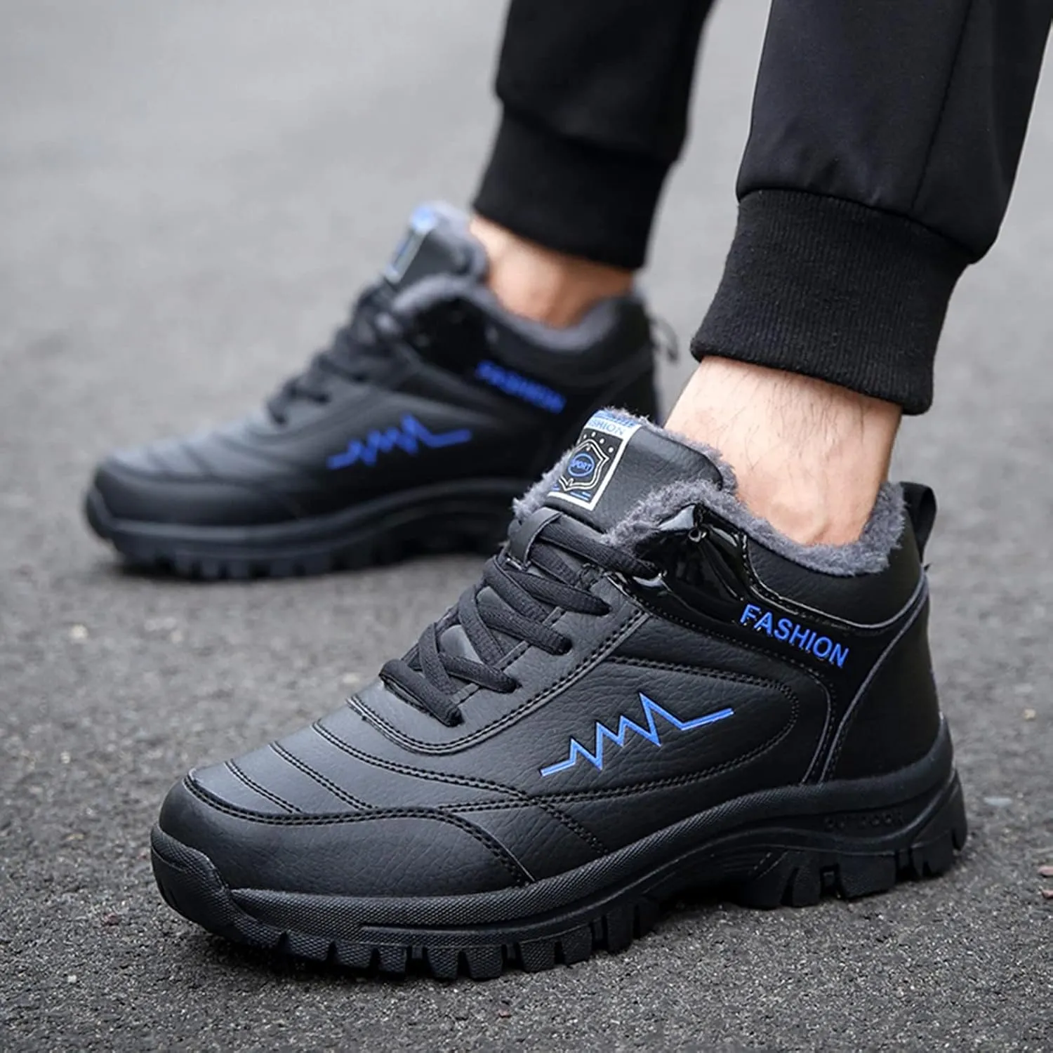 Mens Winter Boots, Waterproof Hiking Boots Work Insulated Boots Winter Work Boots for Men Women's Winter Boots