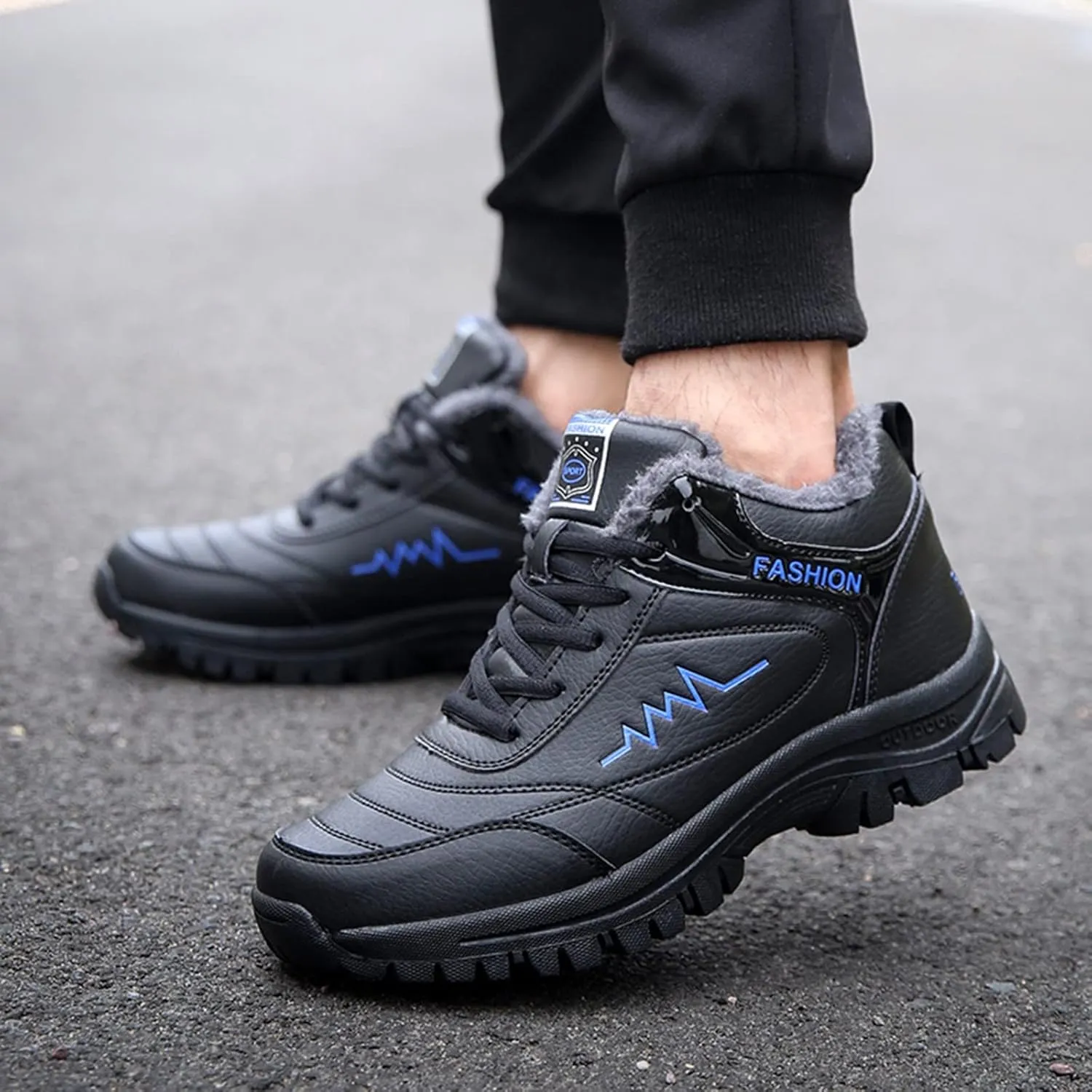 Mens Winter Boots, Waterproof Hiking Boots Work Insulated Boots Winter Work Boots for Men Women's Winter Boots