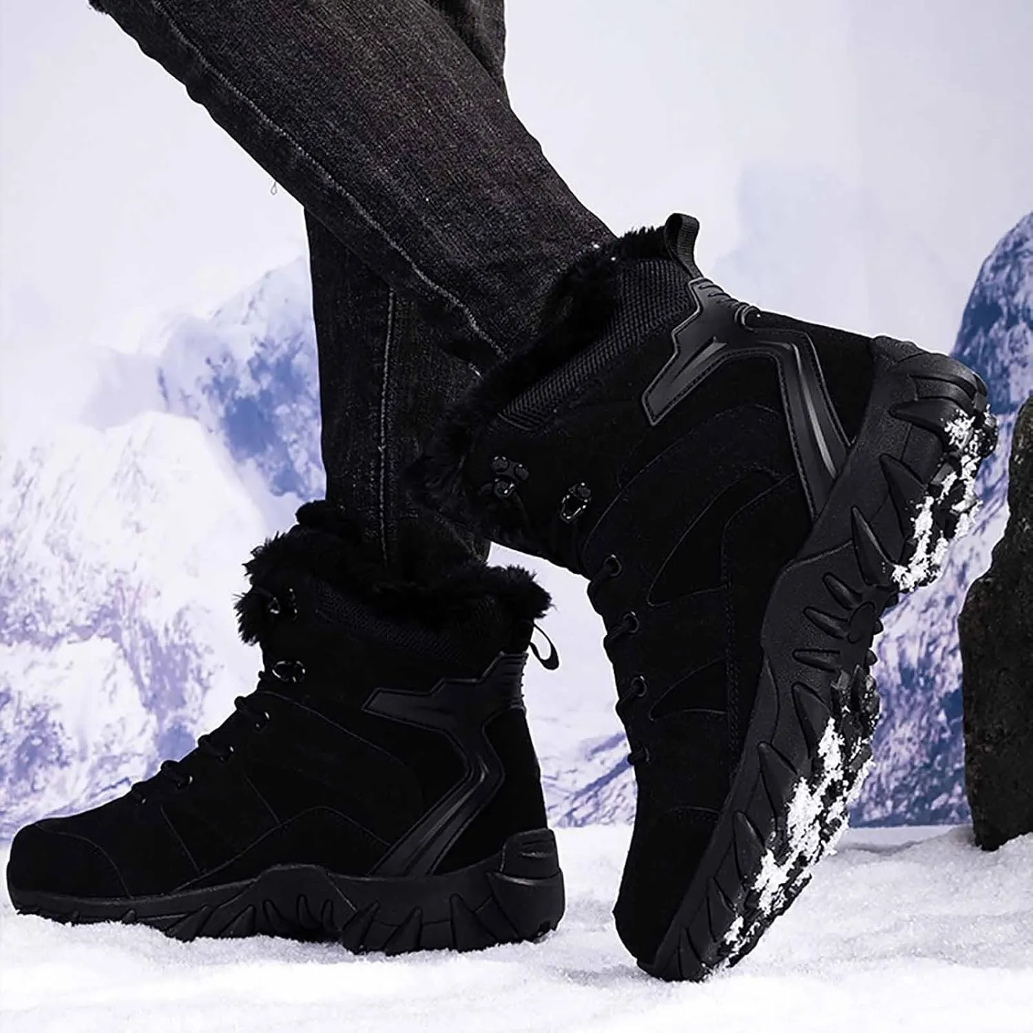 Men's winter Military Tactical Boots, Lightweight Work Boots, Durable Combat Boots Desert Boots, Men's Tactical Work Boots, Men's Waterproof Hiking Boots, Jungle Boots