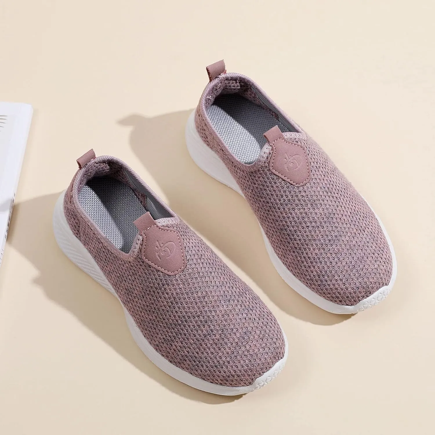 Mules for Women Flats Women's Fashion Sneakers Women Running Shoes Round Toe Flats Comfortable Men's Loafers & Slip-Ons Platform Sneakers for Women Black