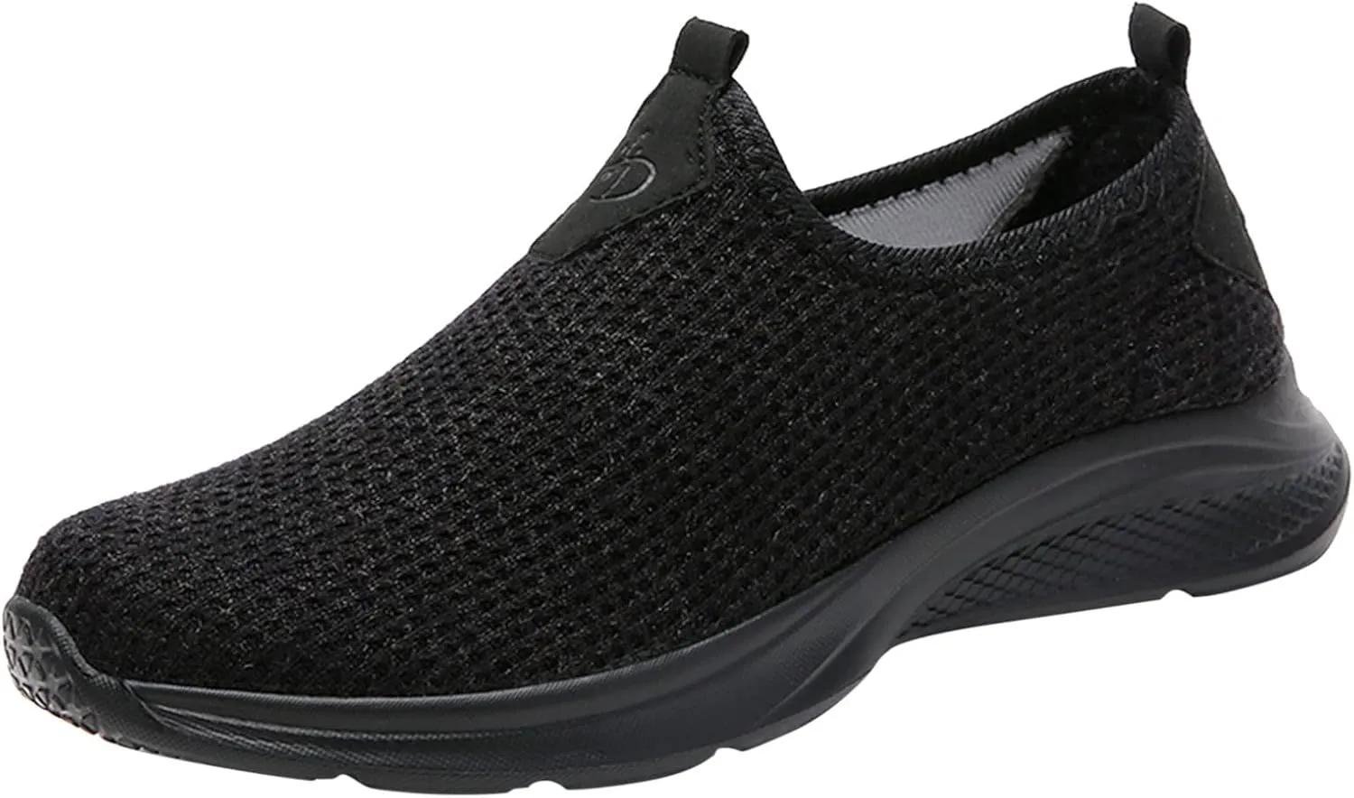 Mules for Women Flats Women's Fashion Sneakers Women Running Shoes Round Toe Flats Comfortable Men's Loafers & Slip-Ons Platform Sneakers for Women Black