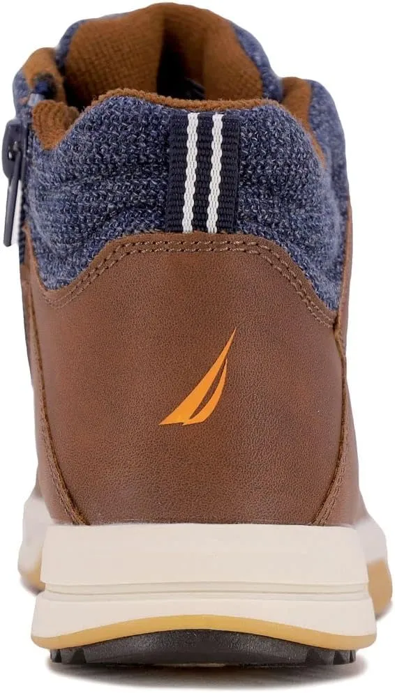 Nautica Kids Work Chukka Boot Youth Casual/Dress Bootie Hiking Boots Ankle High Outdoor Trekking Shoes |Boys - Girls| (Little Kids/Big Kids)