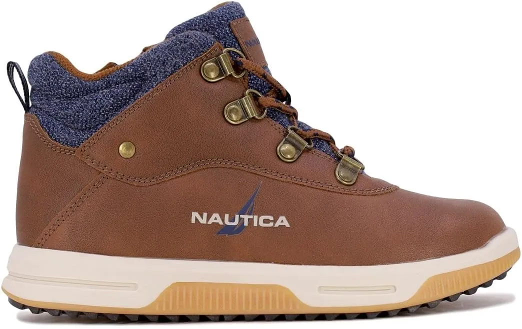 Nautica Kids Work Chukka Boot Youth Casual/Dress Bootie Hiking Boots Ankle High Outdoor Trekking Shoes |Boys - Girls| (Little Kids/Big Kids)