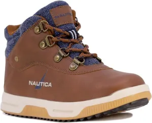 Nautica Kids Work Chukka Boot Youth Casual/Dress Bootie Hiking Boots Ankle High Outdoor Trekking Shoes |Boys - Girls| (Little Kids/Big Kids)