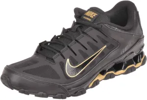Nike Men's Neck Low-Top Sneakers, Black Metallic Gold Black, 9 US