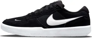 Nike SB Force 58 Skate Shoes (CZ2959-001, Black/Black/White) Size 7