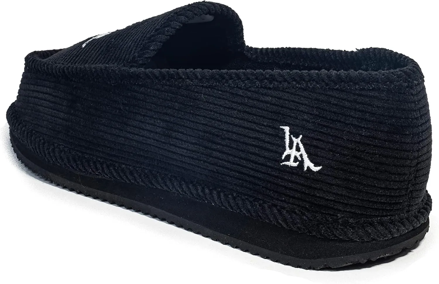 OG Los Angeles LA Original Slipper Mens | Loafers Black | Quick Slip-in Shoes | Plain Black Lowrider Lightweight Loafers | Black Loafer Shoes | Anti Slip Loafers | Easy to wear Shoes