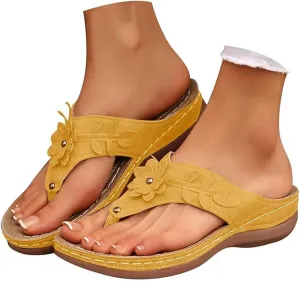 Orthopedic Sandals For Women 2025 Comfortable Fashion Orthotic Slides Athletic Slip On Slippers Thong Flip Flops