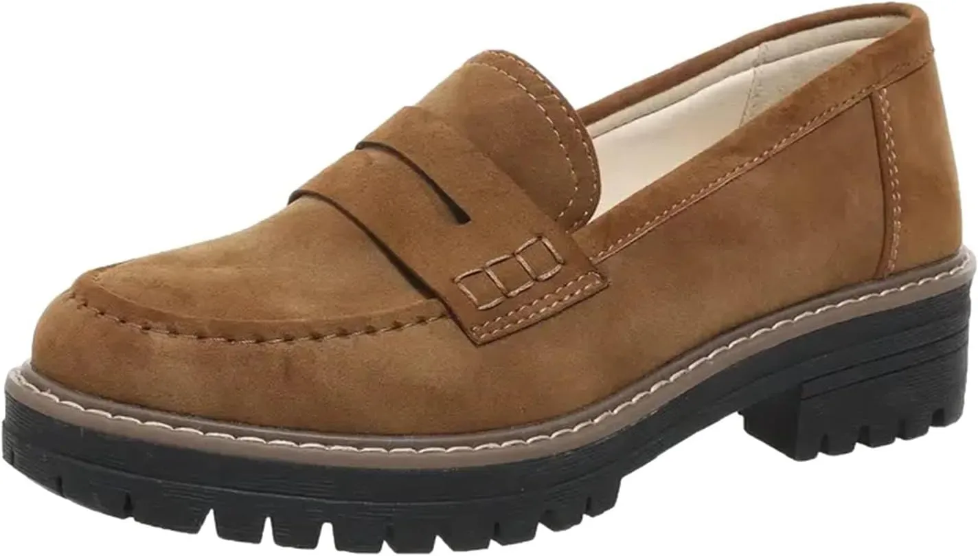 Orthoture-Orthopedic Platform Loafers Orthoture Womens Shoes Loafer, Lug Sole Loafers, Slip On Comfort Casual Fashion