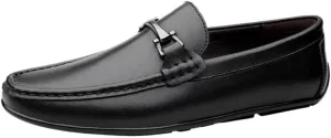 Party Loafers for Mens Pu Leather Tuxedo Classic Solid Color Prom Wedding Non Slip Rubber Sole Low Top Casual Slip On