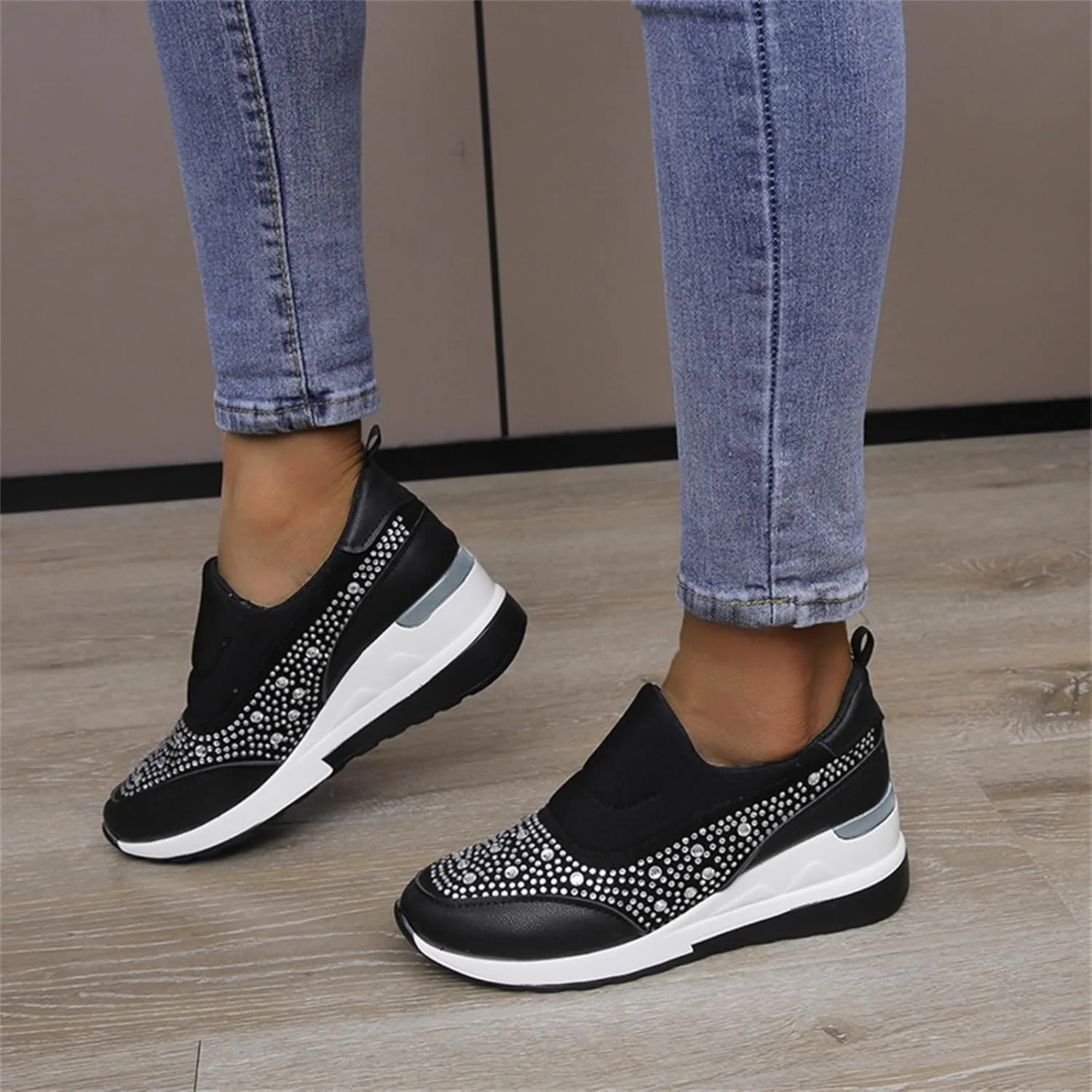 Running Shoes Womens Lightweight Womens Slip On Sneakers Wide Width Dress Shoes for Women Women's Wide Loafers Men's Loafers & Slip-Ons Women's Sneakers with Arch Support