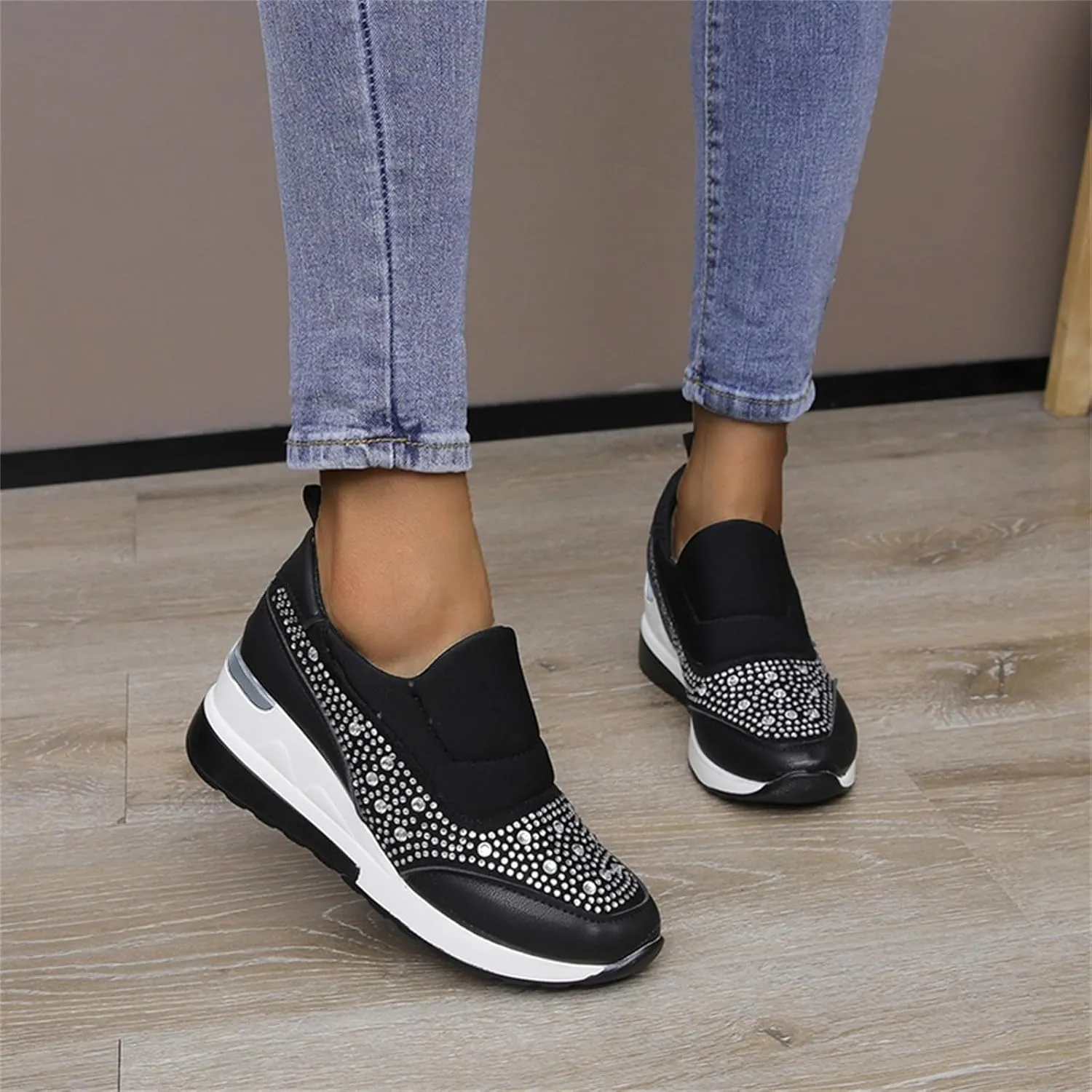 Running Shoes Womens Lightweight Womens Slip On Sneakers Wide Width Dress Shoes for Women Women's Wide Loafers Men's Loafers & Slip-Ons Women's Sneakers with Arch Support
