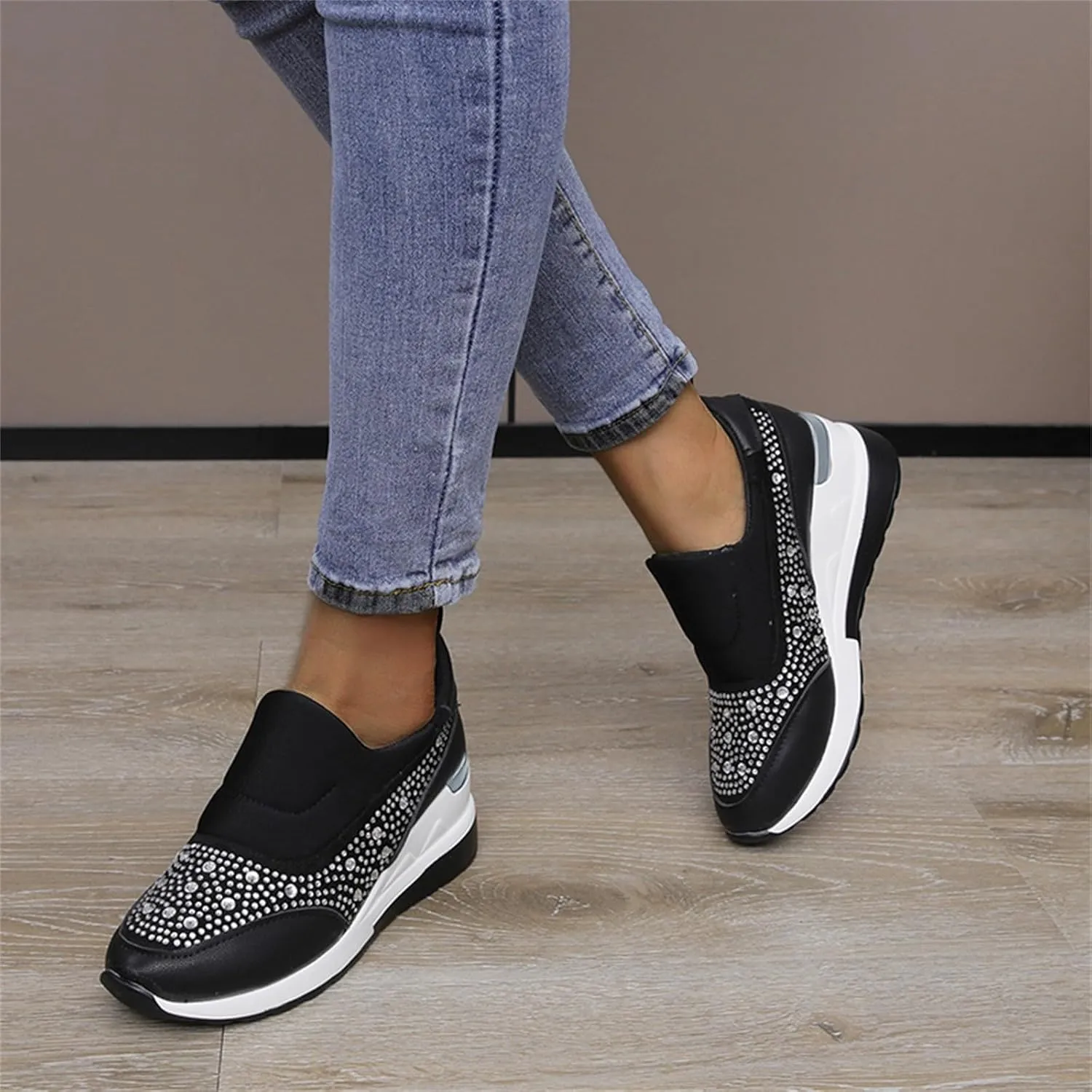 Running Shoes Womens Lightweight Womens Slip On Sneakers Wide Width Dress Shoes for Women Women's Wide Loafers Men's Loafers & Slip-Ons Women's Sneakers with Arch Support