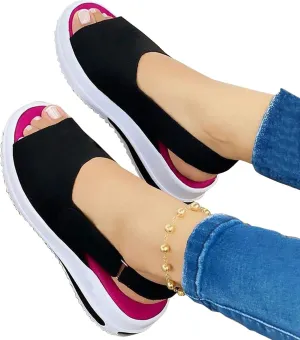 Sandals for Women Dressy Summer, Sandals for Women Causal Summer Peep Toe Platform Sandals Shoes Ladies Flip Flops
