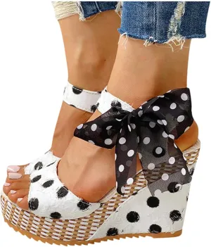 Sandals for Women Low Heel Wedge,Chunky Heel Sandal Open Toe Wedding Pumps with Buckle Ankle Strap Evening Party Shoes