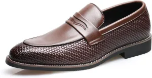 Santimon Mens Loafers Formal Dress Slip On Casual Shoes Wedding for Men Prom Suede Penny Loafers Comfortable Wedding BusinessTuxedo Moccasins
