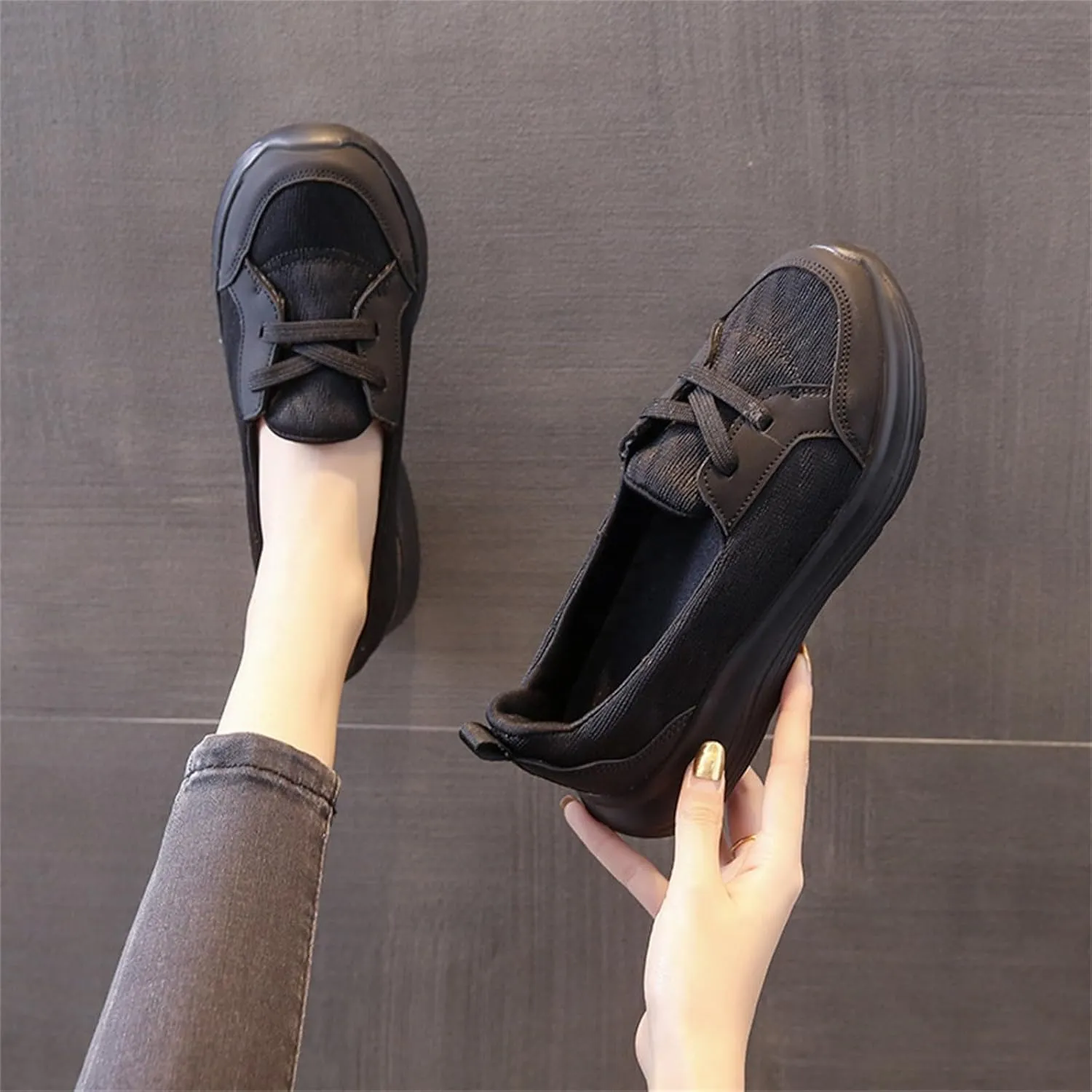 Shoes for Men Platform Sneakers for Women Women's Loafers & Slip-Ons Mens Trail Running Shoes Closed Back Lightweight Breathable Sale Clearance
