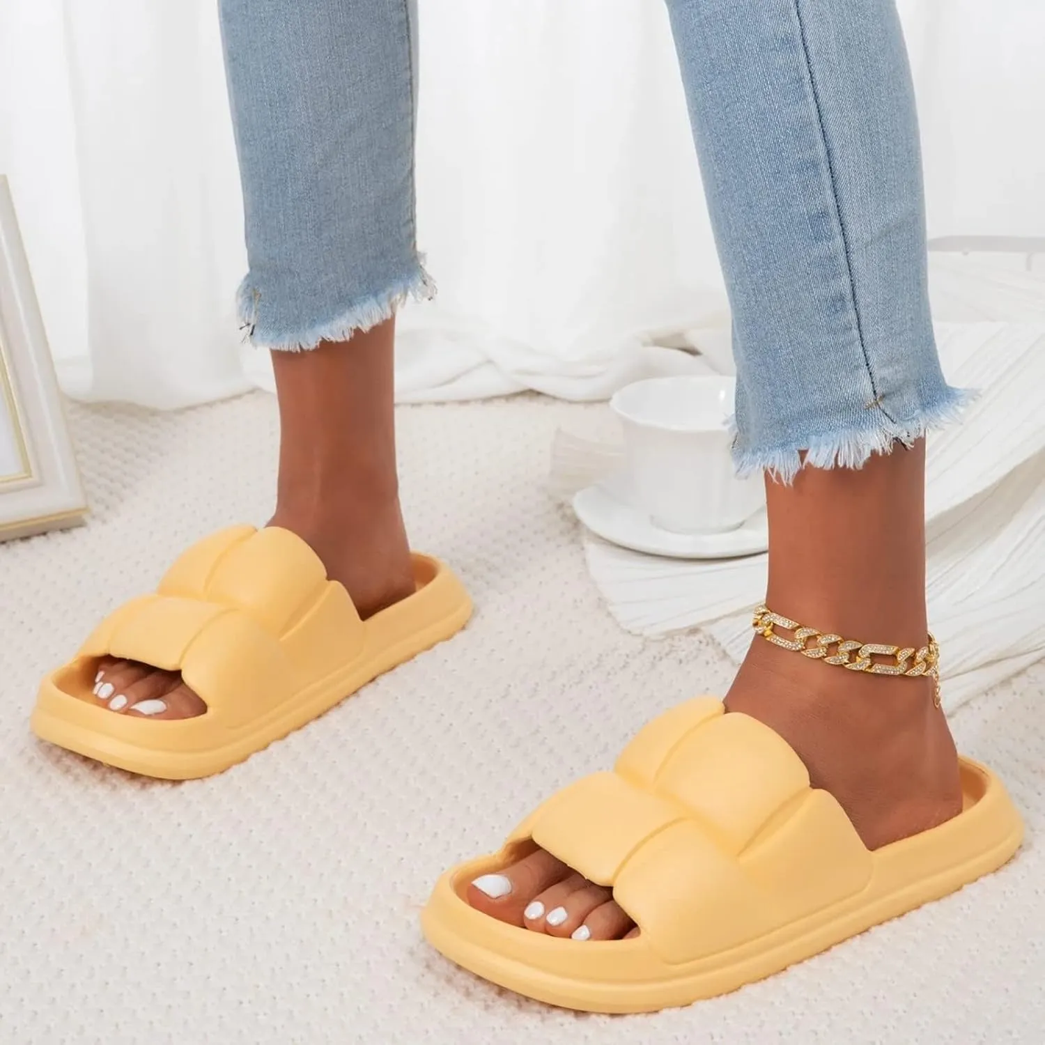 Slides for Men Womens Slides Mens Slippers for Women Ultimate Comfort Indoor Outdoor Non Slip Slippers