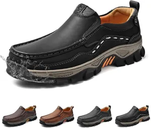 Slip On Waterproof Loafers for Men Soft Lightweight Driving Shoes, Men's Non Slip Business Casual Travel Work Shoes for Walking Travel Outdoor