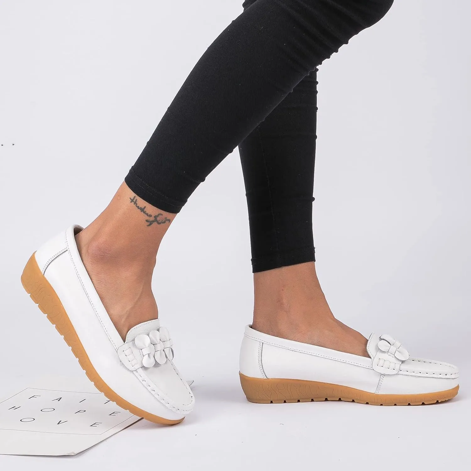 Slip On Women Comfort Walking Flat Loafers Casual Shoes Driving Loafers Walking Shoes for Women Flip Flop Shoes Women