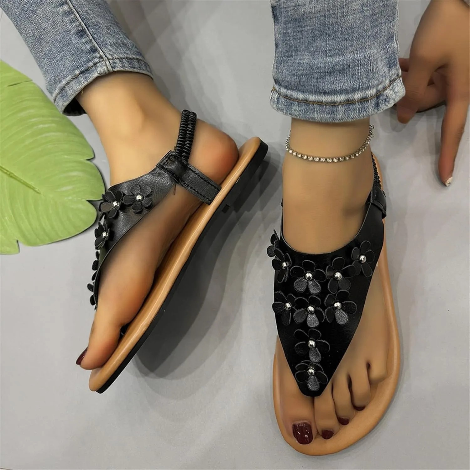 Slippers For Women Flip Flops For Women Men Summer Yoga Outdoor Beach Thong Sandals For Shower Non-Slip Slippers