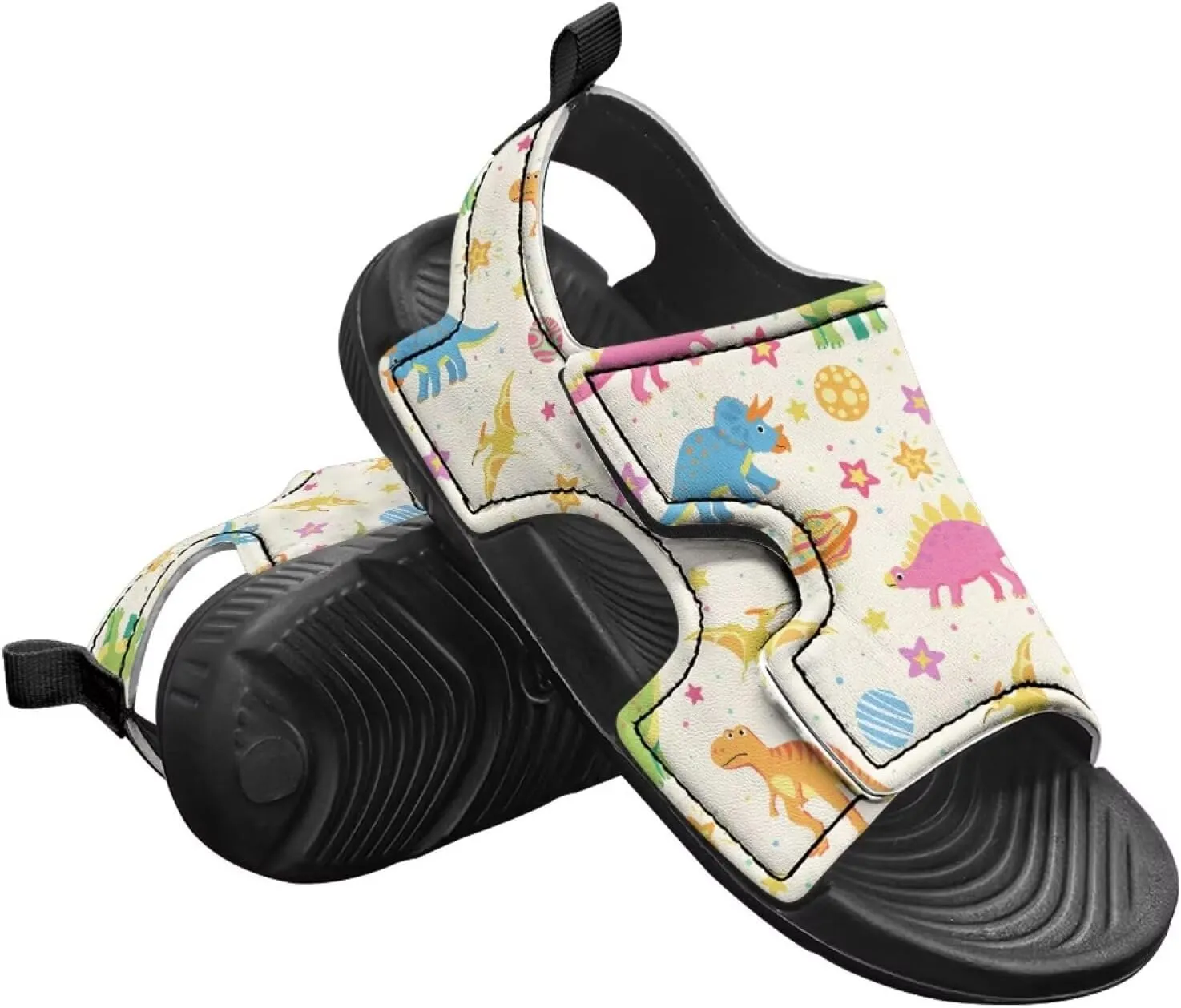 Sunflower Cow Sandals Boys Sport Athletic Hiking Sandals Lightweight Open Toe Summer Beach Water Shoes for Toddler Kids