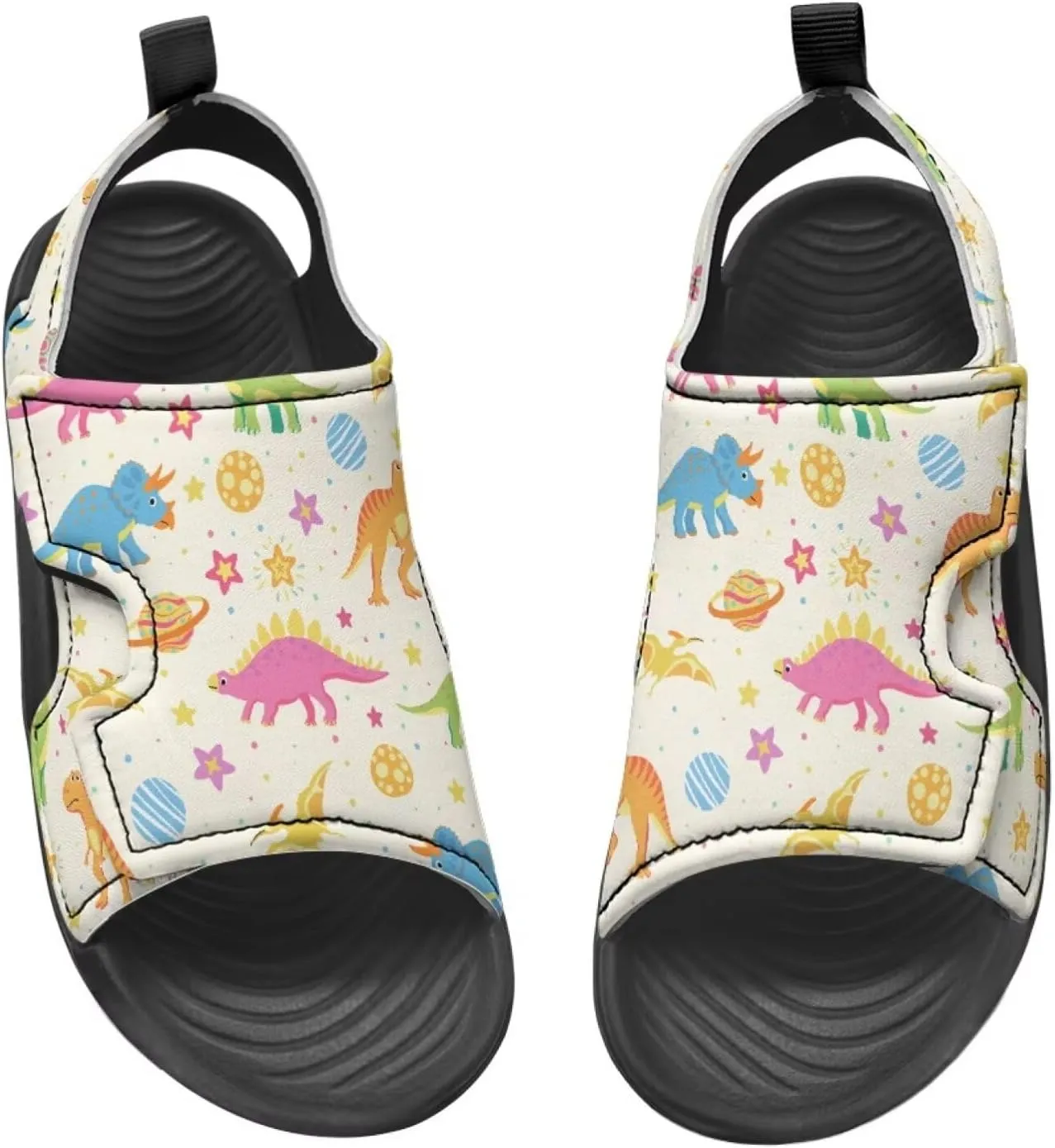 Sunflower Cow Sandals Boys Sport Athletic Hiking Sandals Lightweight Open Toe Summer Beach Water Shoes for Toddler Kids