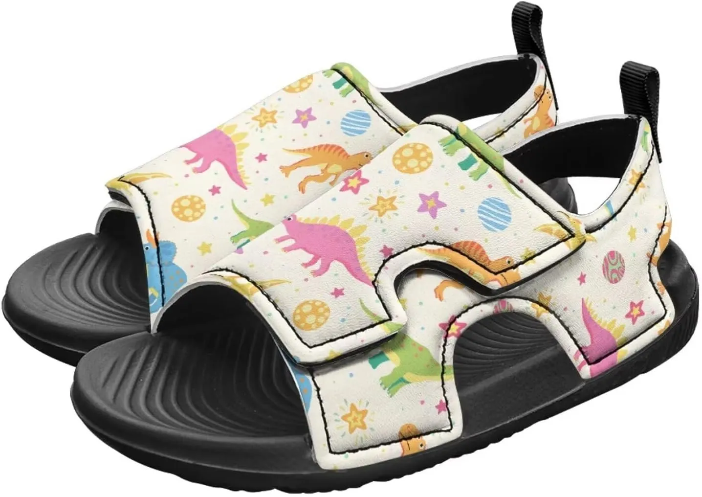 Sunflower Cow Sandals Boys Sport Athletic Hiking Sandals Lightweight Open Toe Summer Beach Water Shoes for Toddler Kids