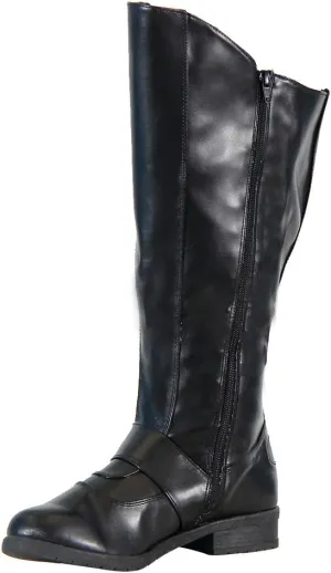 Superhero Cosplay Halloween Costume Black Boots