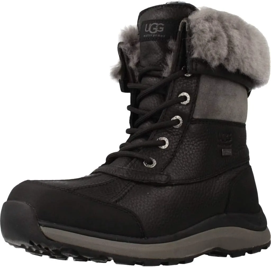 UGG Women's Adirondack Boot Iii Boot, Black/Black, 10