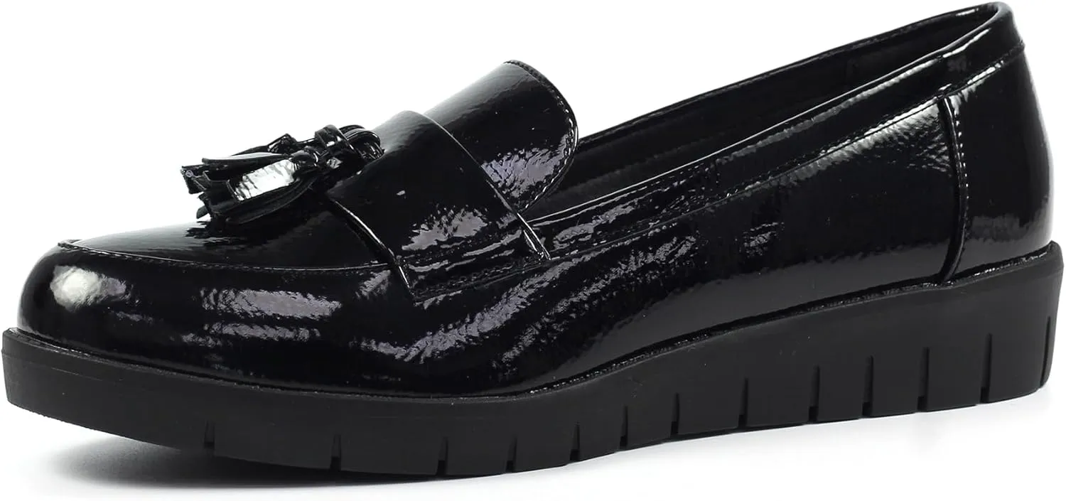 Vivi Chunky Black Loafer